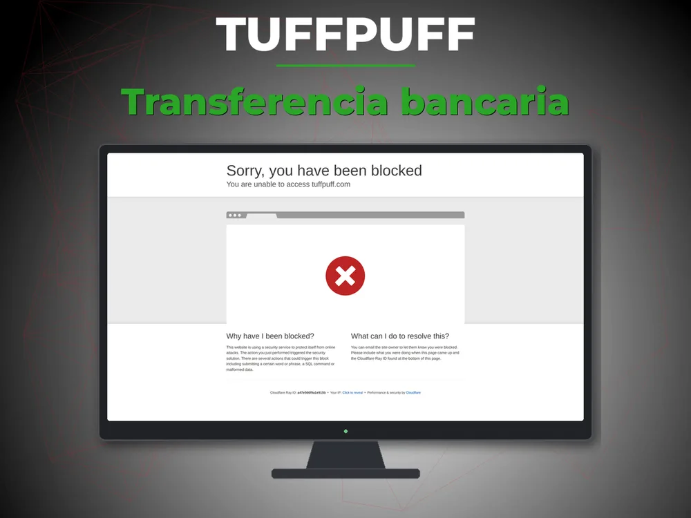 TuffPuff - Transferencia bancaria